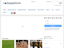 Tablet Screenshot of festipoaliteraria.com